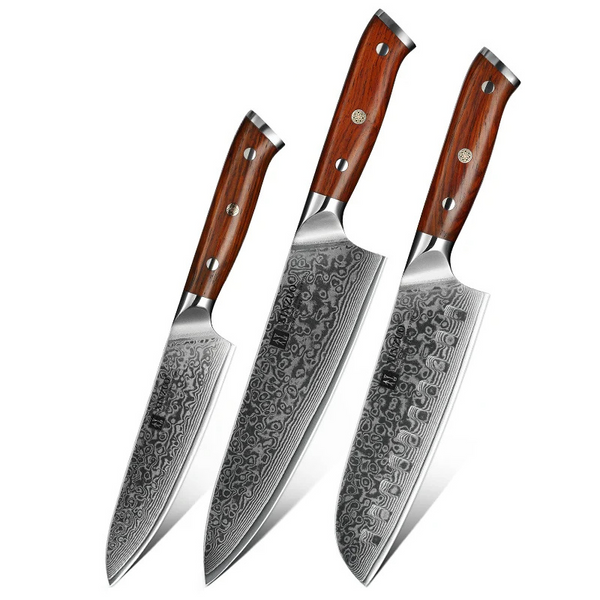 3PCS Kitchen Knife Japanese Professional - Hunt Knives™