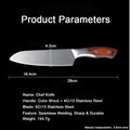 Professional Kitchen Cutlery Santoku Knives Germany 4Cr13 Chef Knife  - Hunt Knives™