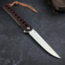 Tactical Wood Handle 8CR13MOV for hunting outdoor