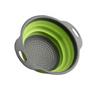Foldable Silicone Strainer Basket – Collapsible Colander for Washing Fruits, Vegetables & Dish Draining