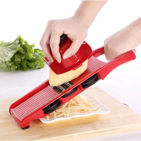 Myvit Vegetable Cutter & Slicer – Multi-Function Kitchen Tool with Steel Blade for Peeling, Grating & Slicing