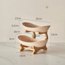 2/3-Layer Fruit & Snack Plate – Modern Plastic Dessert Stand for Candy, Dried Fruit, Cake, Salad & Home Decor