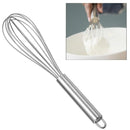 10-Inch Manual Egg Beater – Stainless Steel Balloon Whisk for Mixing Eggs, Milk, and Batter