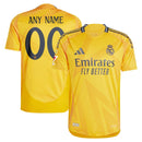 Real Madrid adidas 2024/25 Away Custom Jersey - Orange