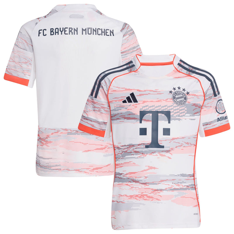 Bayern Munich adidas Youth 2025/26 Away Jersey - White