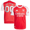 Arsenal adidas 2025/26 Home Custom Jersey - Red