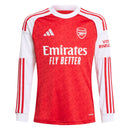 Bukayo Saka Arsenal adidas Youth 2025/26 Home Long Sleeve Player Jersey - Red