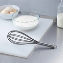 10-Inch Manual Egg Beater – Stainless Steel Balloon Whisk for Mixing Eggs, Milk, and Batter