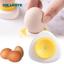 Manual Egg Pricker with Plastic Base – Needle Egg Maker Tool for Boiled Eggs, Kitchen Whisk Accessory
