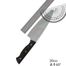 8-Inch Handmade Chef Knife – 3-Layer BG42 Aviation Steel Blade, Razor Sharp Longquan Forged Kitchen Cleaver