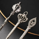 6pcs Vintage Royal Gold Carved Spoon & Fork Set – Coffee, Tea, Dessert & Fruit Cutlery Set