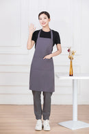 Personalized Kitchen Apron for Women & Men – Custom Logo Chef Apron for Grill, Restaurant, Bar, Salon, Cafe, Studio