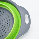 Foldable Silicone Strainer Basket – Collapsible Colander for Washing Fruits, Vegetables & Dish Draining