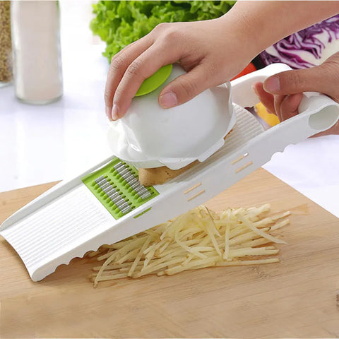 Myvit Vegetable Cutter & Slicer – Multi-Function Kitchen Tool with Steel Blade for Peeling, Grating & Slicing