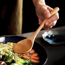 4Pcs Beech Wood Spoon Set – Japanese-Style Wooden Spoons for Soup, Rice, Noodles & Serving