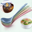 1PC Eco-Friendly Wheat Straw Soup Spoon – Lightweight Rice Ladle for Dinner, Meal Prep & Kitchen Use