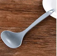 1PC Eco-Friendly Wheat Straw Soup Spoon – Lightweight Rice Ladle for Dinner, Meal Prep & Kitchen Use