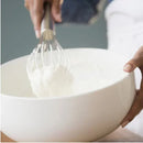 10-Inch Manual Egg Beater – Stainless Steel Balloon Whisk for Mixing Eggs, Milk, and Batter