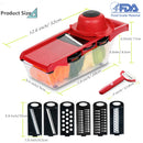 Myvit Vegetable Cutter & Slicer – Multi-Function Kitchen Tool with Steel Blade for Peeling, Grating & Slicing