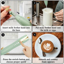 Powerful Rechargeable Handheld Milk Frother – Electric Foam Maker & Drink Mixer for Lattes, Coffee & Eggs