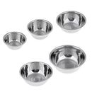 5pcs Stainless Steel Mixing Bowl Set – Non-Slip Nesting Bowls for Baking, Cooking, Salad & Whisking