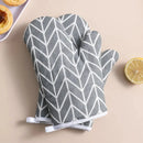 High-Temperature Resistant Oven Mitts – Linen Baking Gloves for Kitchen, Microwave & Grill Use