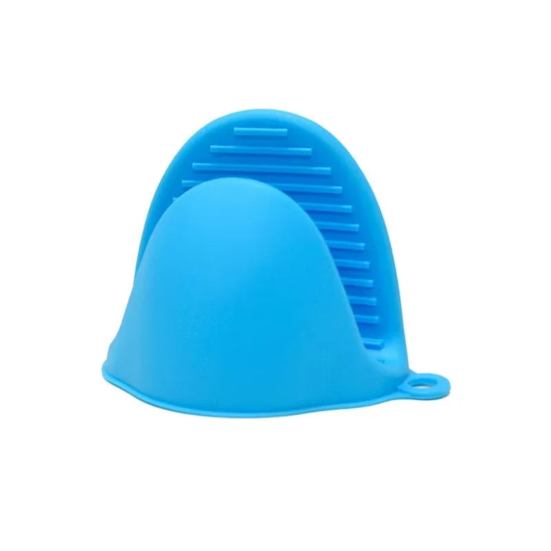 1PC High-Quality Silicone Heat-Resistant Kitchen Glove – Anti-Scalding, Non-Slip Clip for Oven, Microwave & Hot Bowls