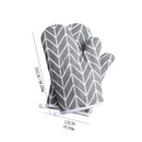 High-Temperature Resistant Oven Mitts – Linen Baking Gloves for Kitchen, Microwave & Grill Use