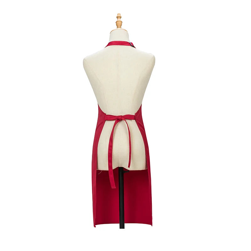 Personalized Kitchen Apron for Women & Men – Custom Logo Chef Apron for Grill, Restaurant, Bar, Salon, Cafe, Studio