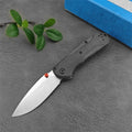 Hunt Knives™ Mini Freek 565-1 EDC Pocket Folding Knife with Black Carbon Fiber Handle For outdoor hunting knives