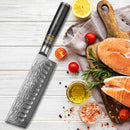 7-Inch VG10 Damascus Steel Chef Knife Set - Sharp Japanese Kitchen Knives