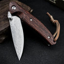 Tactical Wood Handle 8CR13MOV for hunting outdoor
