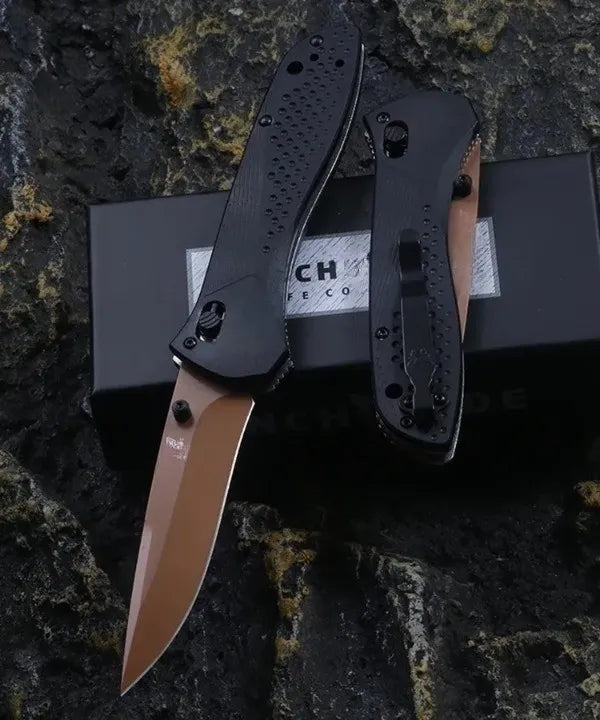 BM 710FE-2401  CPM-MagnaCut - Flat Earth PVD for hunting outdoor