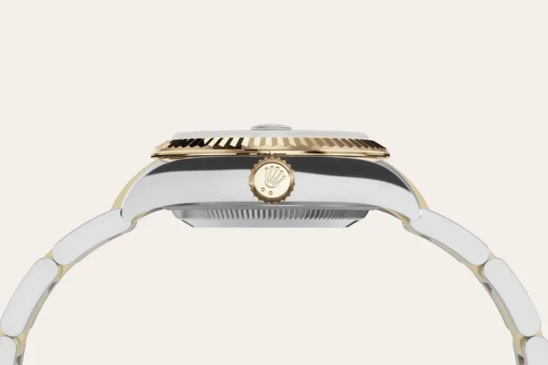 Lady-Datejust – 28 mm Yellow Rolesor | Elegant Oystersteel & 18 ct Yellow Gold Watch
