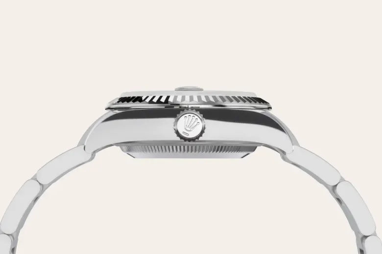 Lady-Datejust – 28 mm Grey Rolesor | Elegant Oystersteel & 18 ct White Gold Timepiece
