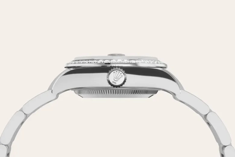 Lady-Datejust – 28 mm Grey Rolesor | Elegant Blend of Oystersteel and 18 ct White Gold