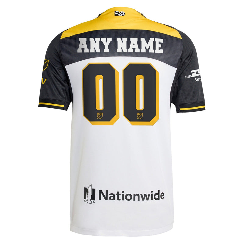 Columbus Crew adidas 2025 Third Custom Jersey - White