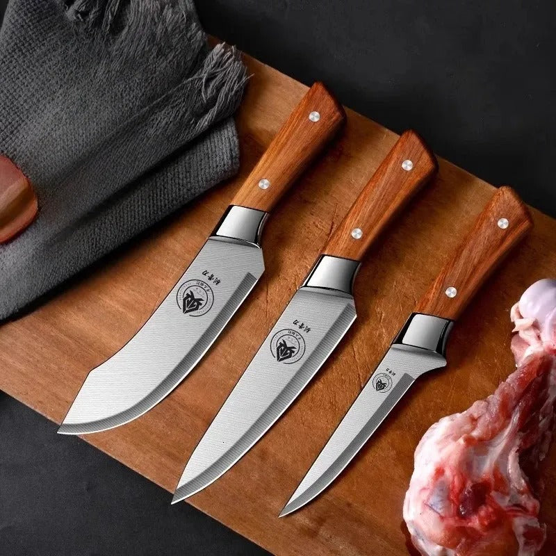 Heavy-Duty Butcher’s Meat Cleaver Knife – Razor Sharp Bone Cutter with Protective Cover