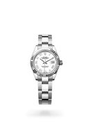 Lady-Datejust – 28 mm Grey Rolesor | Elegant Oystersteel & 18 ct White Gold Timepiece