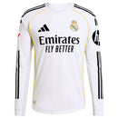 Real Madrid adidas 2025/26 Home Long Sleeve Jersey - White