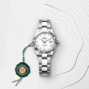 Lady-Datejust – 28 mm Grey Rolesor | Elegant Oystersteel & 18 ct White Gold Timepiece