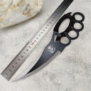 EDC Knu/ckle Fixed Full-Tang 5cr13mov for Outdoor Camping