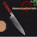 Professional Chef Knife PLYS-Damascus 8 Inch Kitchen -