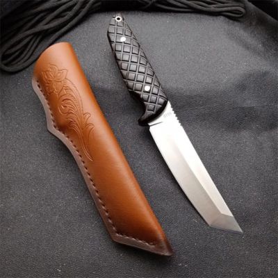 Special Offfer Survival Straight Satin Tano For outdoor hunting knife - Hunt Knives