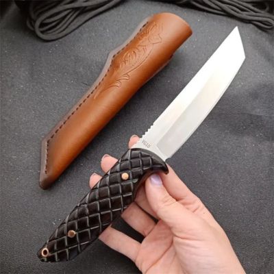 Special Offfer Survival Straight Satin Tano For outdoor hunting knife - Hunt Knives