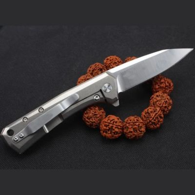 0808 Flipper Folding D2 Satin Finish For outdoor hunting