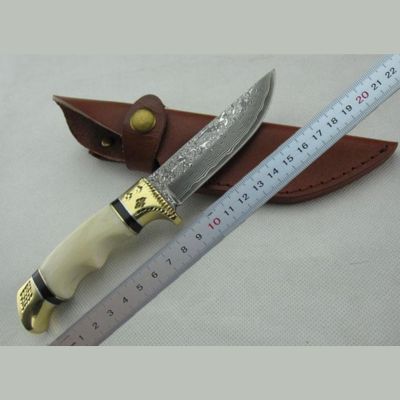 Promotion Damascus straight knife For outdoor hunting knife - Hunt Knives™