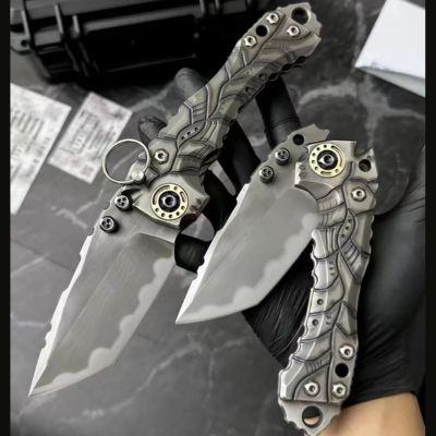 MBB T1 Strong Folding Knife Z-wear Titanium for outdoor hunting knife