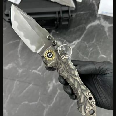 MBB T1 Strong Folding Knife Z-wear Titanium for outdoor hunting knife - Hunt Knives™