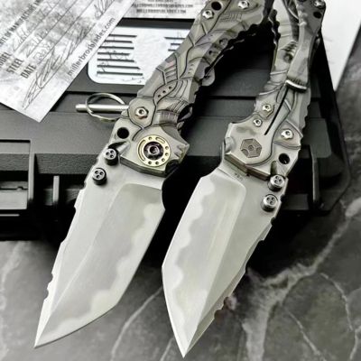 MBB T1 Strong Folding Knife Z-wear Titanium for outdoor hunting knife